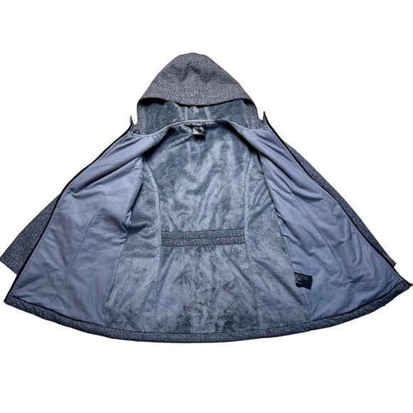ZeroXposur Gray M Medium Hooded Fleece-Lined Jacket Full Zipper Closure Pockets - Picture 4 of 12
